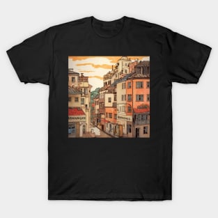 Blekinge city drawing T-Shirt